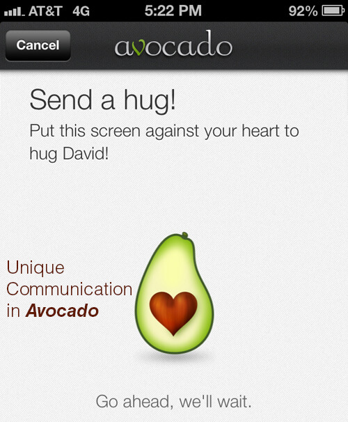 avocado best unique messaging app