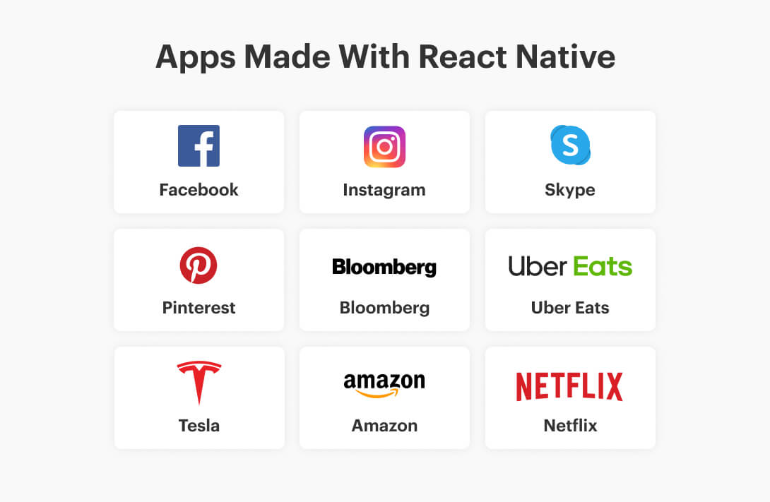 apps made with react native