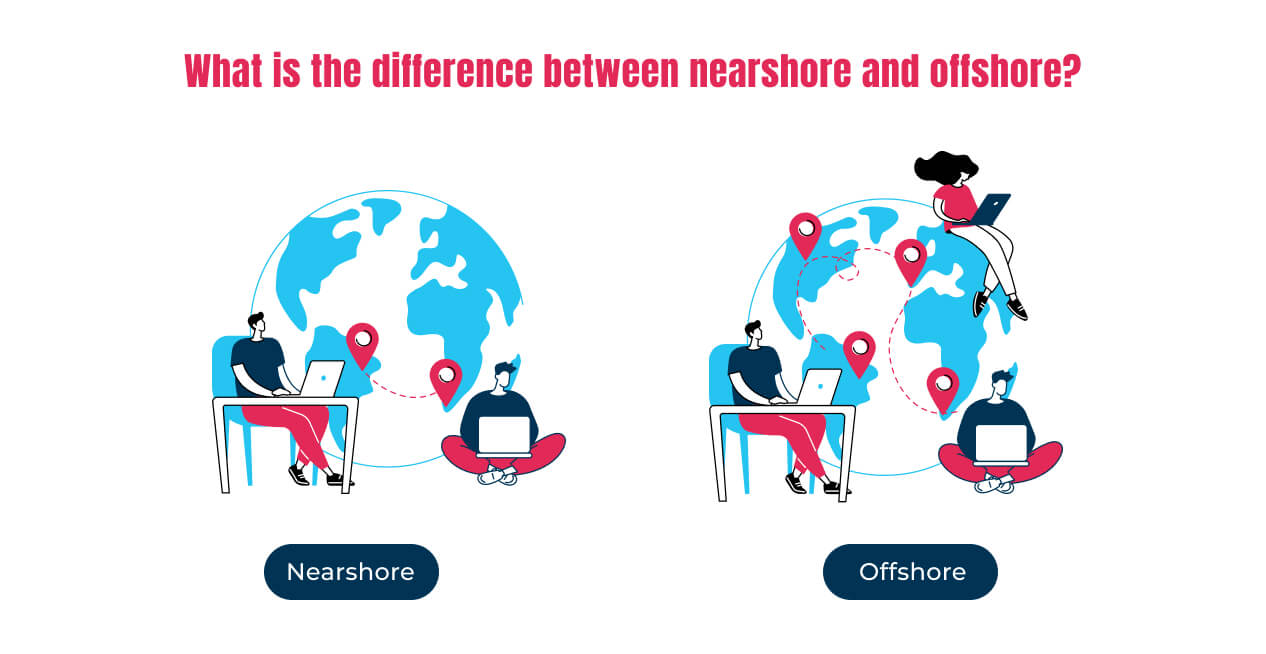 difference between nearshore and offshore